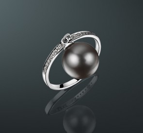 Купить кольца с жемчугом от 17880 р в интернет-магазине Maysaku в Санкт-Петербурге